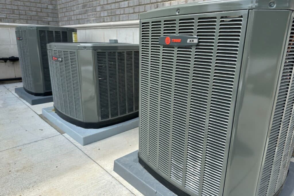 AC Heat Pump System Trane Dynamic HVAC Michigan