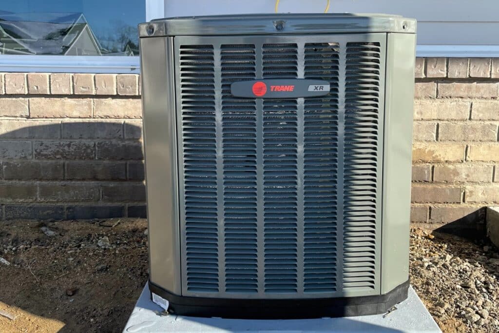 New Construction AC Heat Pump System Trane Dynamic HVAC Michigan